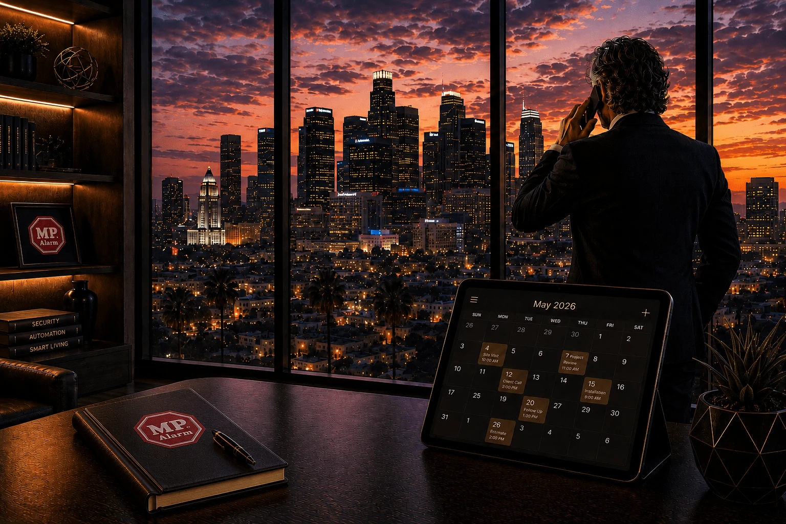 Contact Us Smart Home Smart home technology consultation overlooking Los Angeles